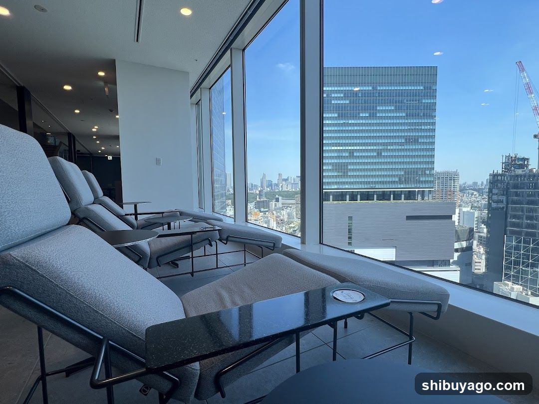 Modern Lounge with City View