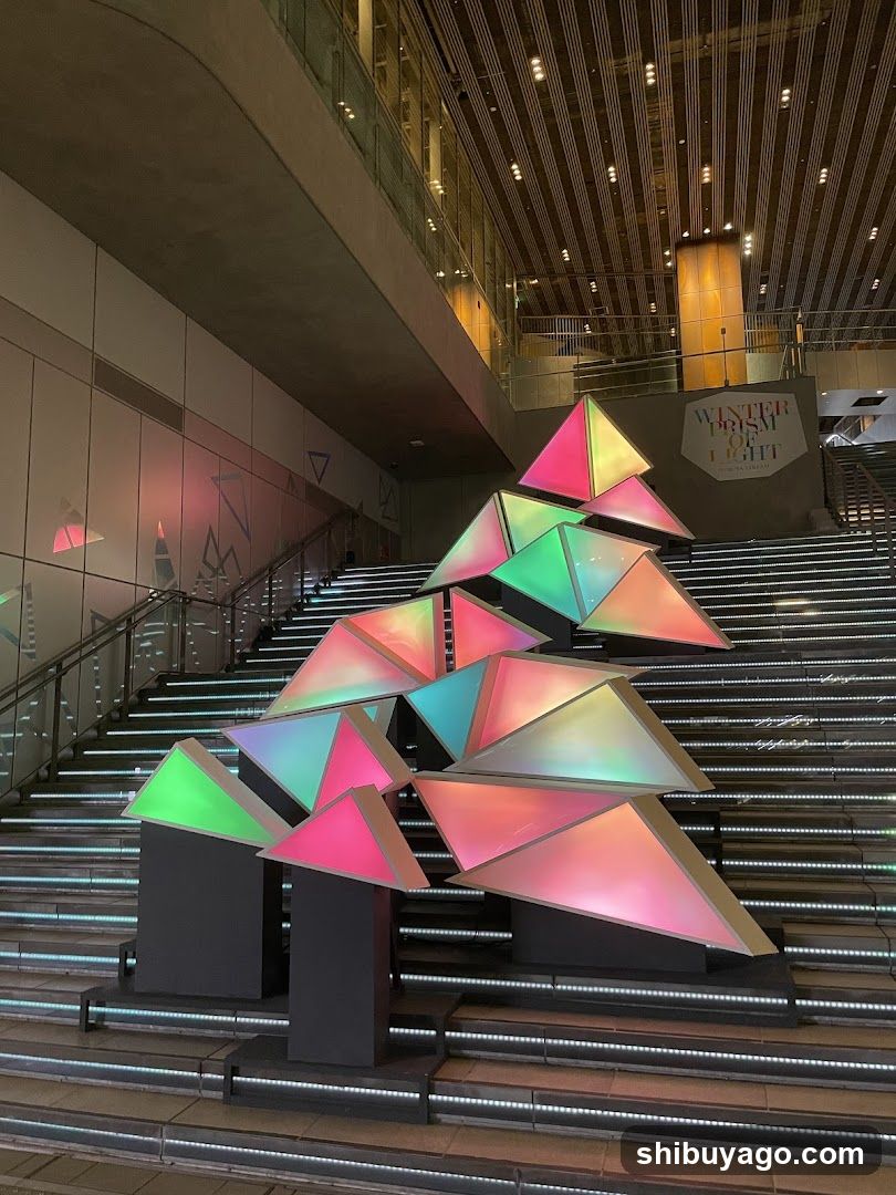 Geometric Christmas Tree Sculpture