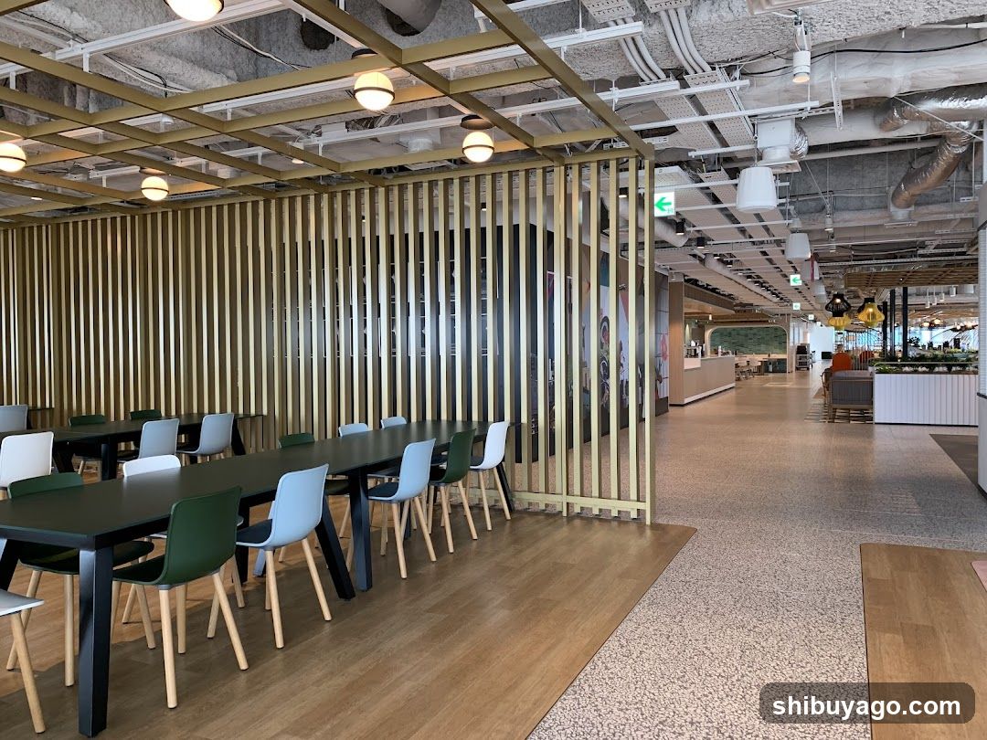 Modern Office Cafeteria Interior