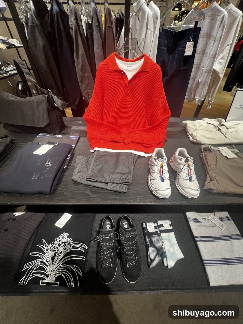 Men's Clothing Display