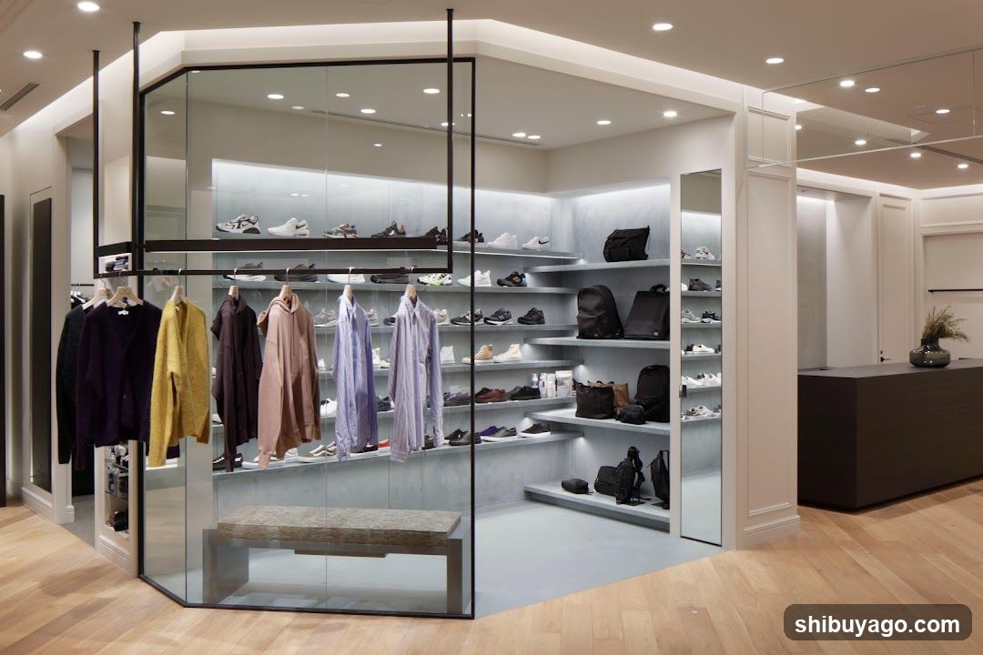 Luxury Shoe Store Interior