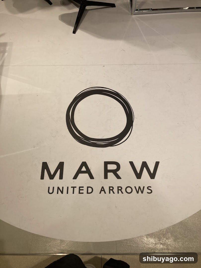 Marw United Arrows Logo on Floor