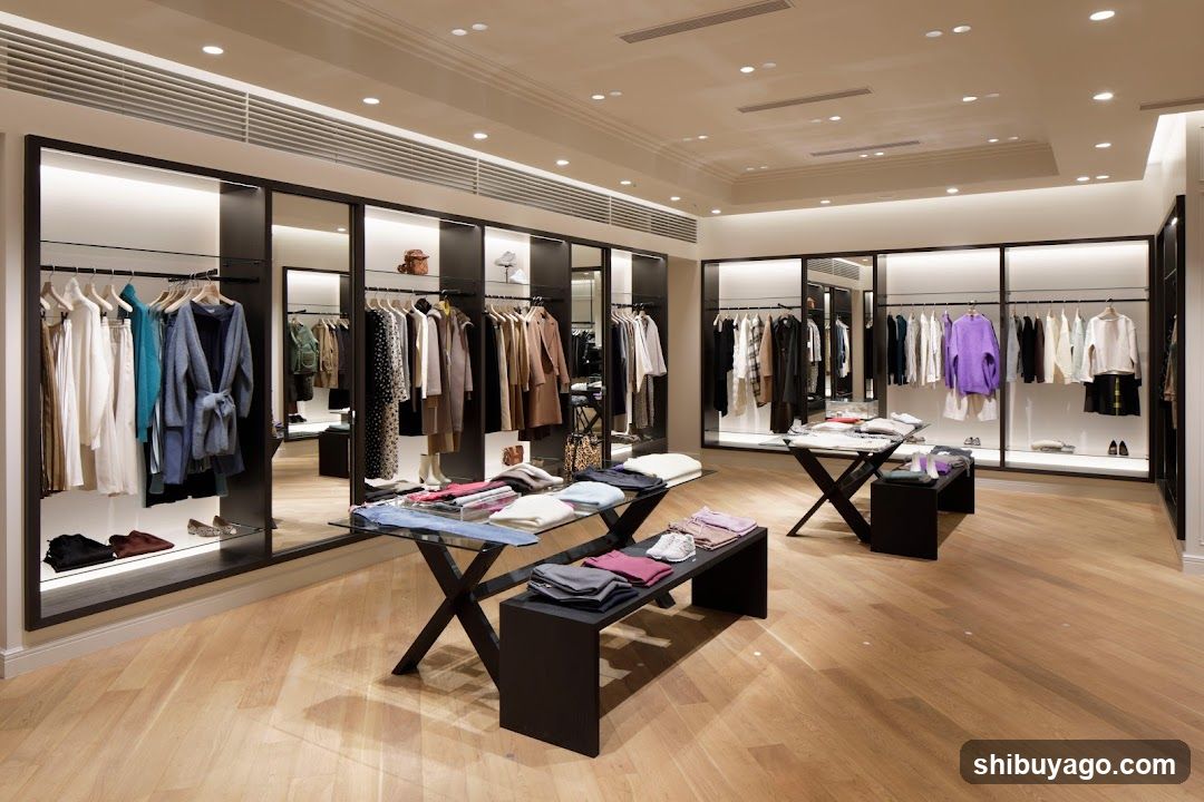 Luxury Clothing Store Interior