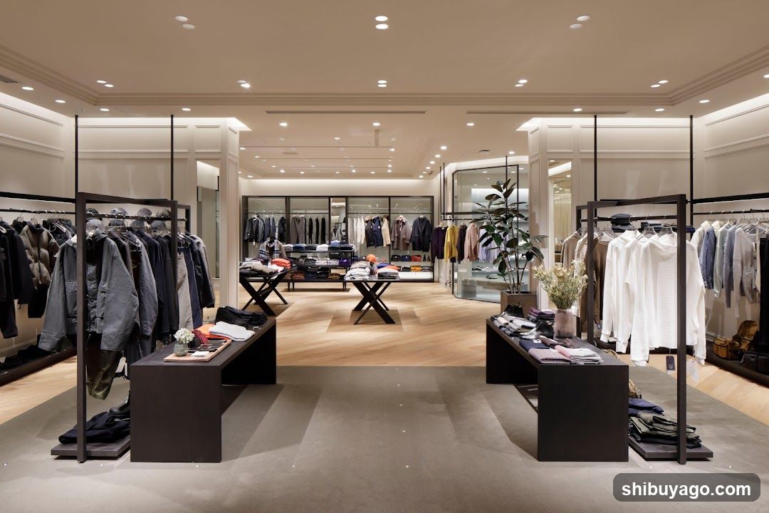 Luxury Clothing Store Interior