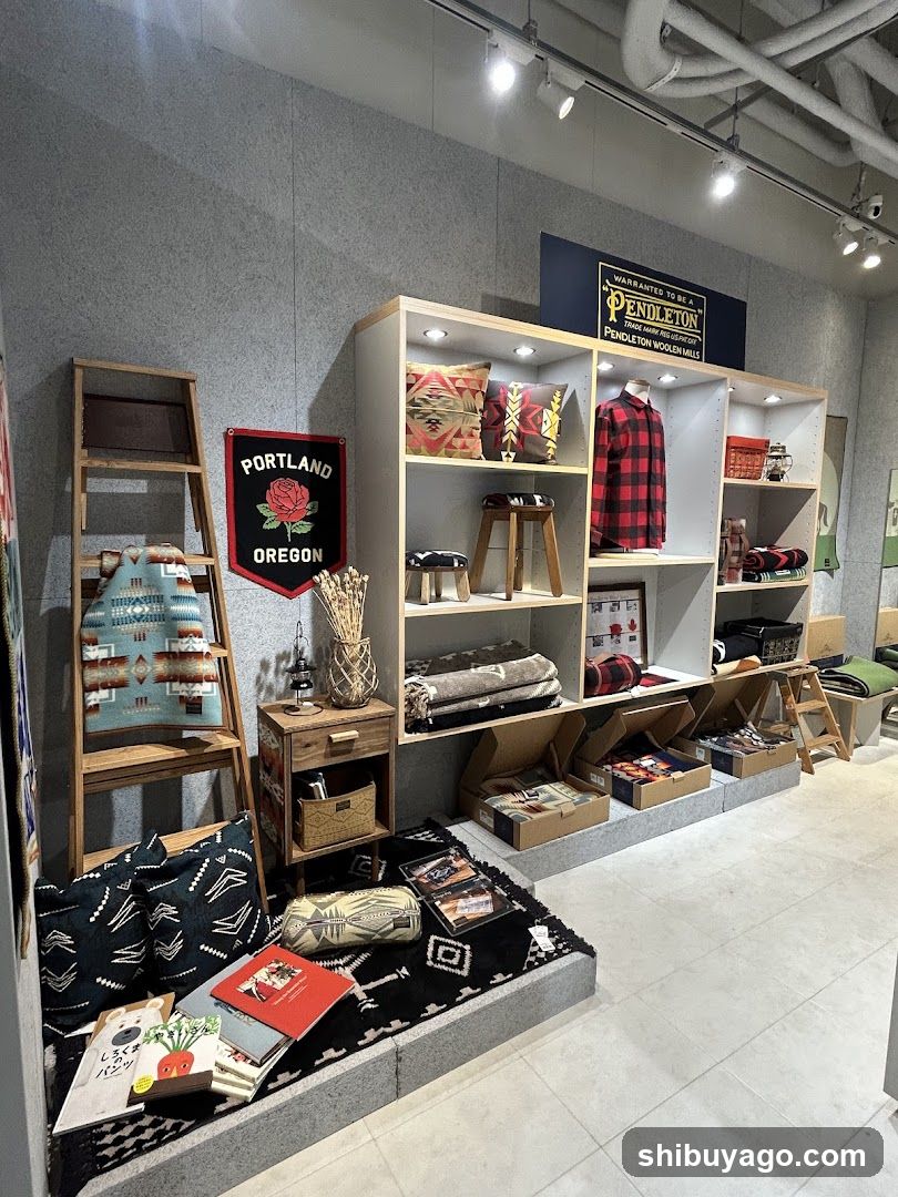Pendleton Store Interior Display