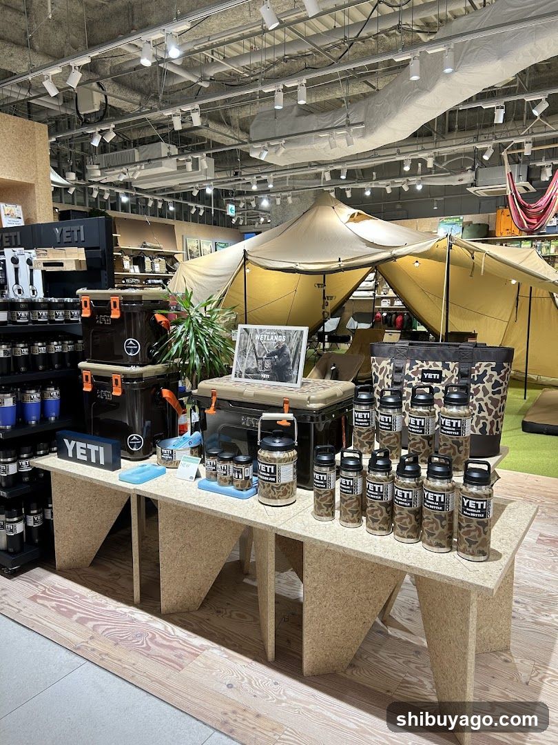 YETI Product Display in Store
