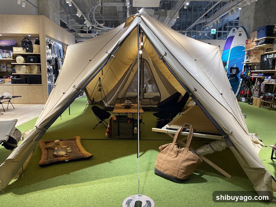 Camping Tent Display