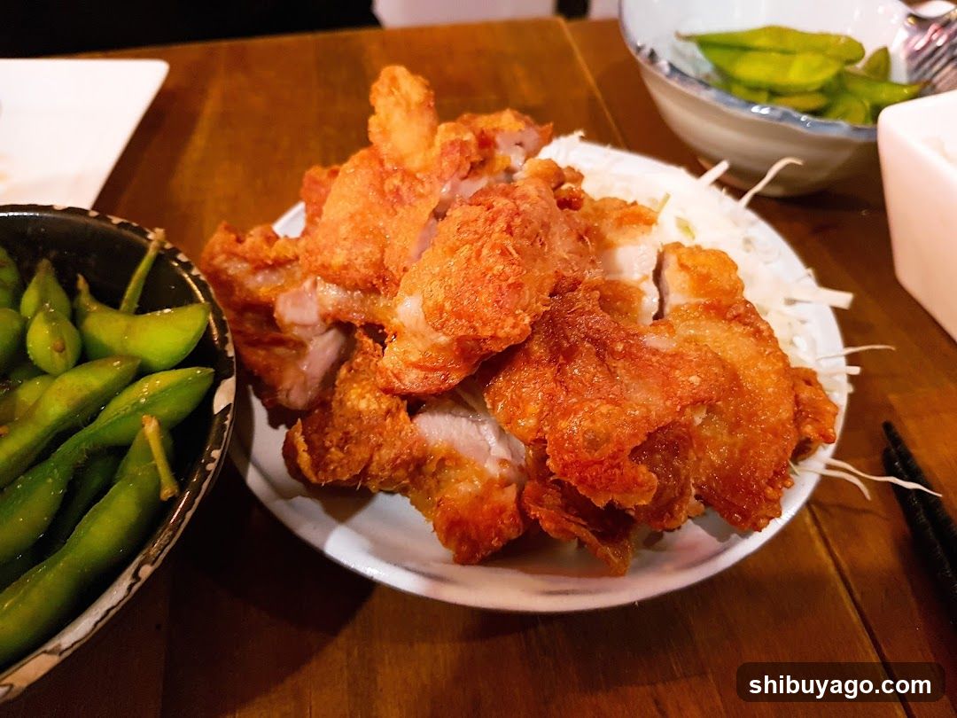 Fried Pork with Edamame