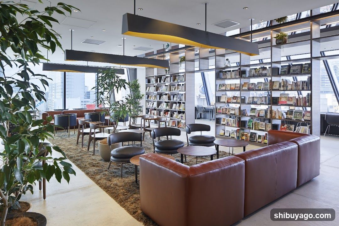 Modern Library Lounge Interior