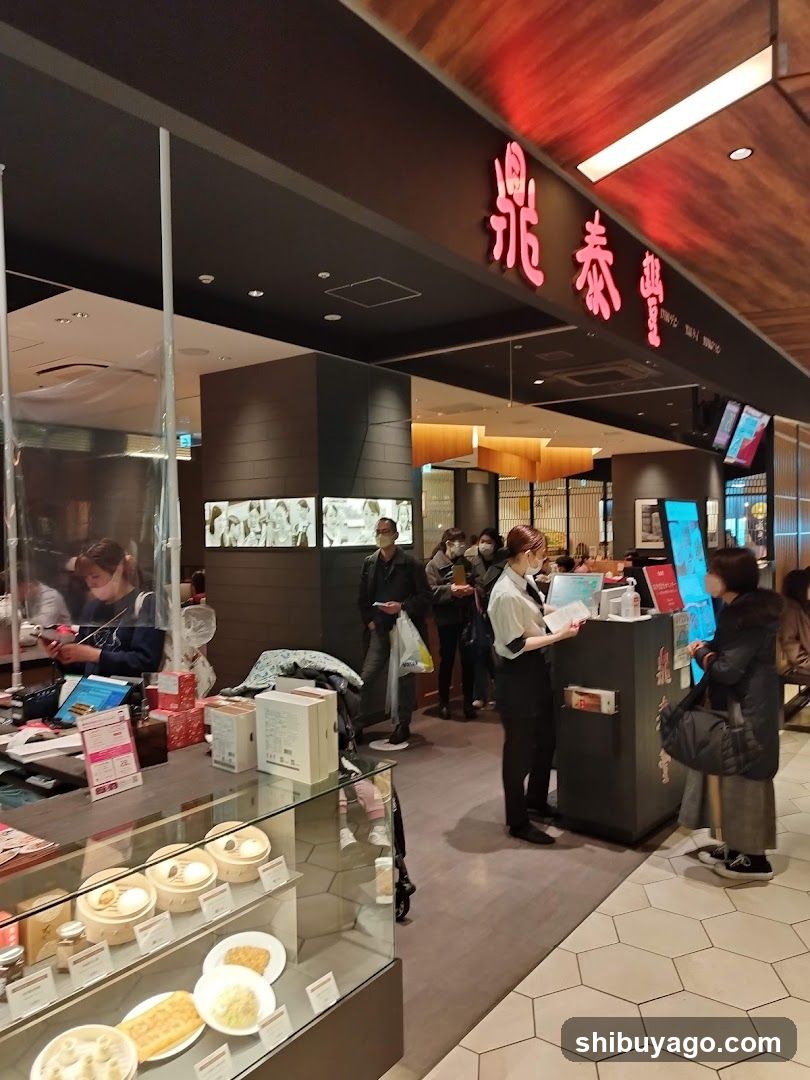 Dining Area with Staff and Customers