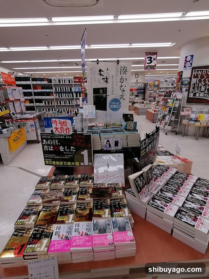 Book Display in Store Interior