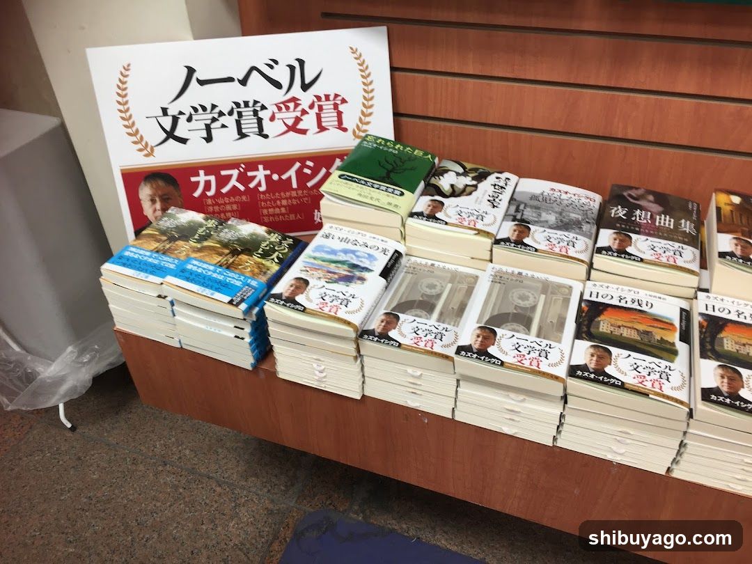 Book Display with Prize Sign