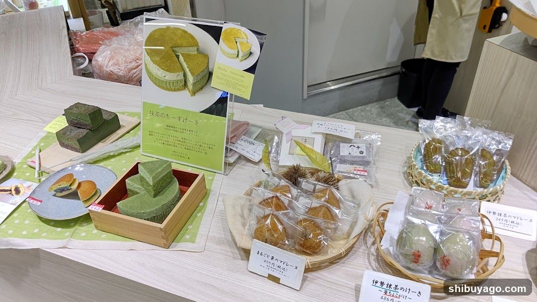 Matcha Dessert Display