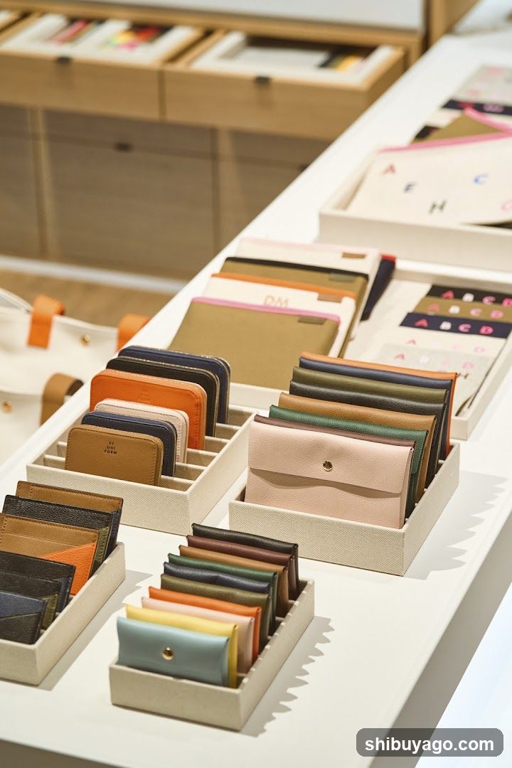 Leather Wallet Display