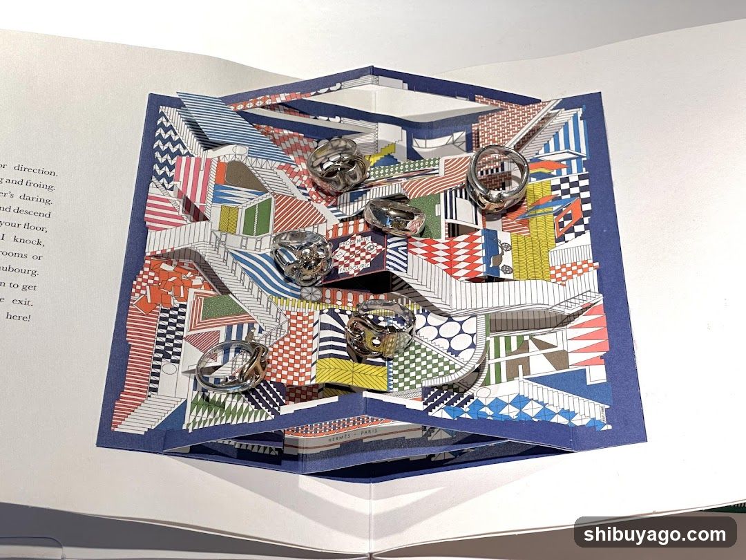 Pop-up Book Card with Rings