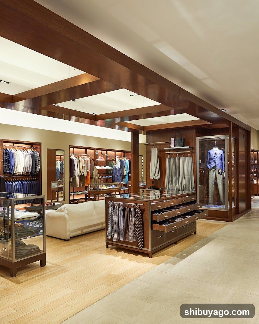 Men's Clothing Store Interior