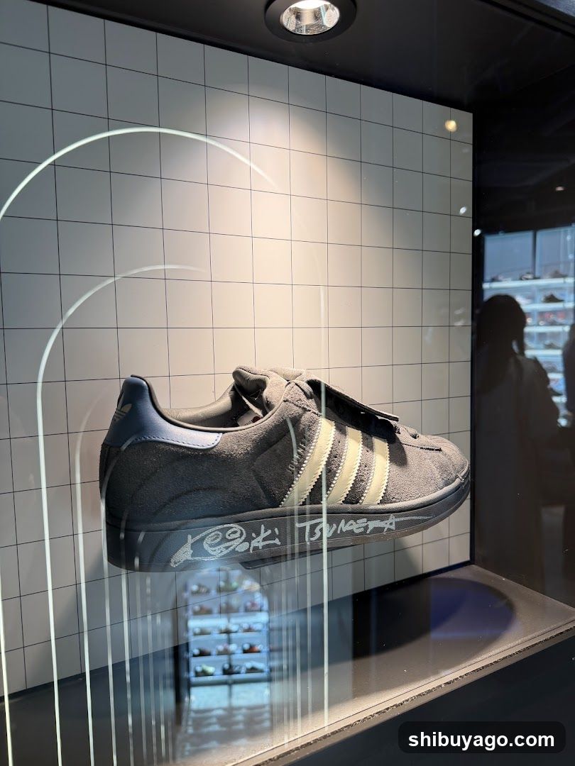 Adidas sneaker display