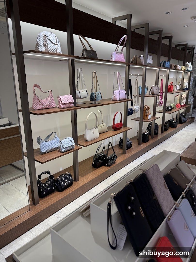 Handbag Display in Store