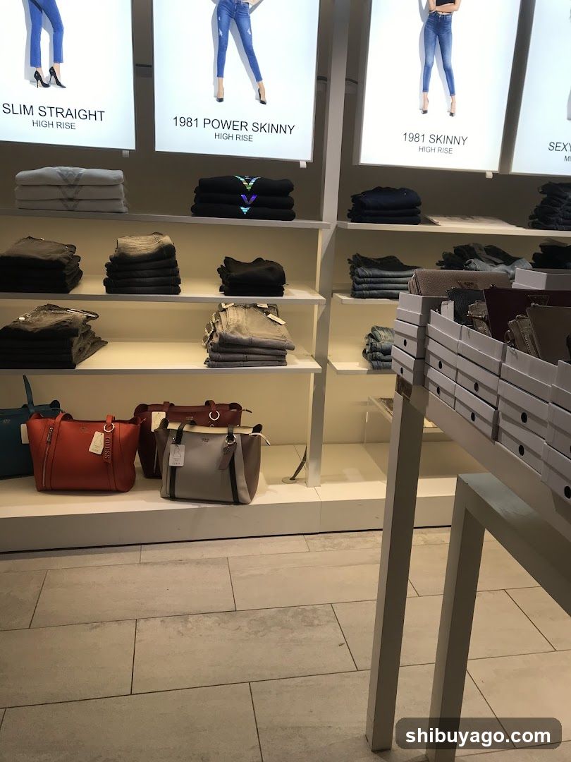Clothing Store Interior Display