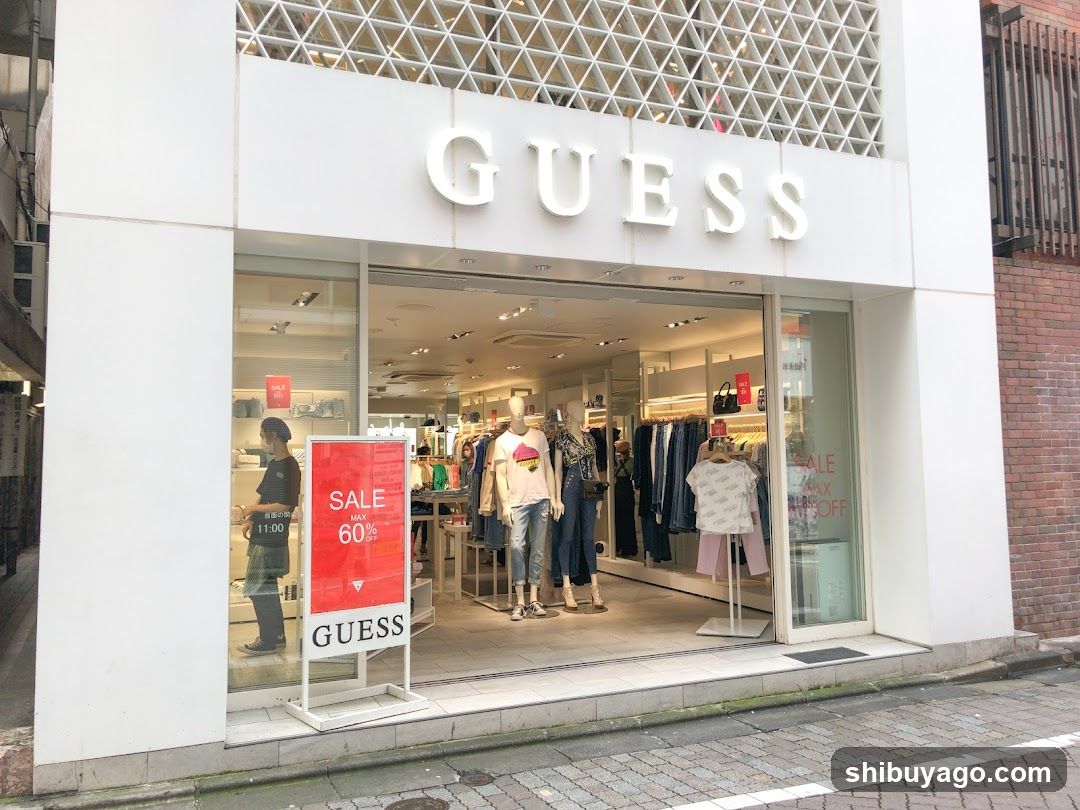 GUESS Storefront Exterior