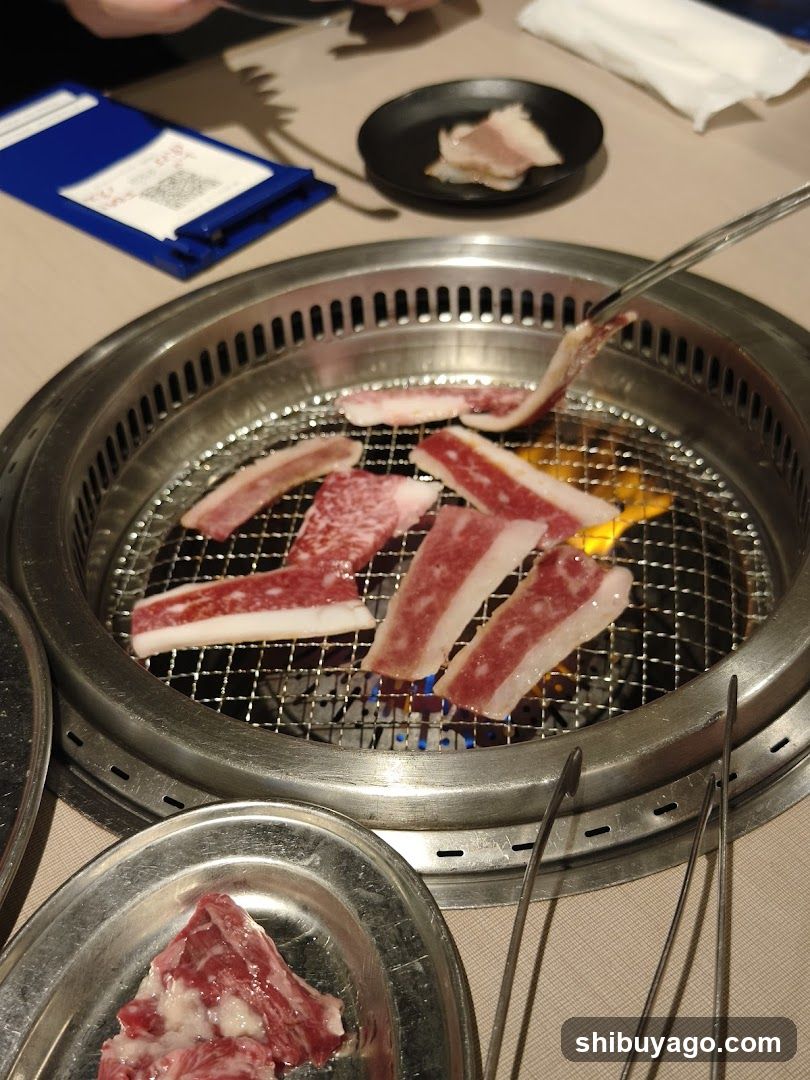 Grilled Meat at Table
