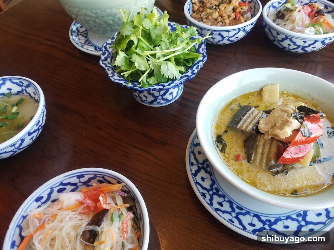 Thai Curry and Side Dishes