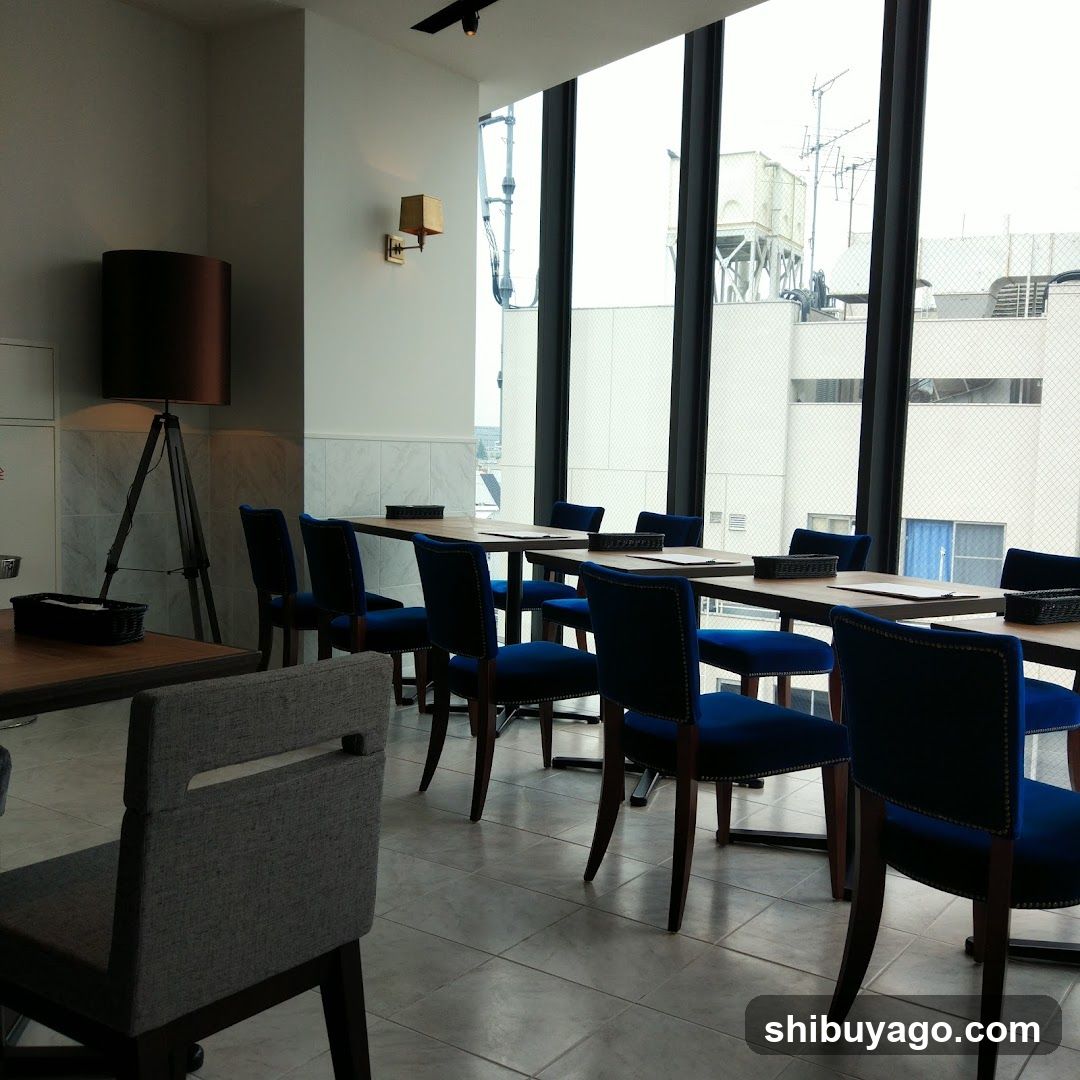 Interior of a modern cafe or restaurant