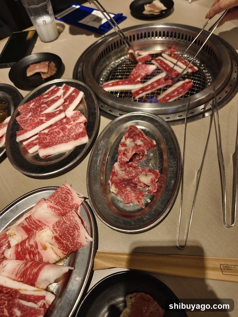 Grilled Meat Dining Table