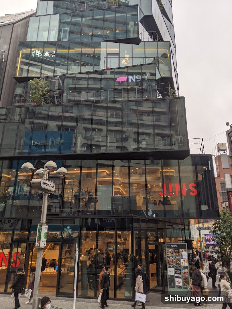 Urban Street Scene with Modern Building Facade