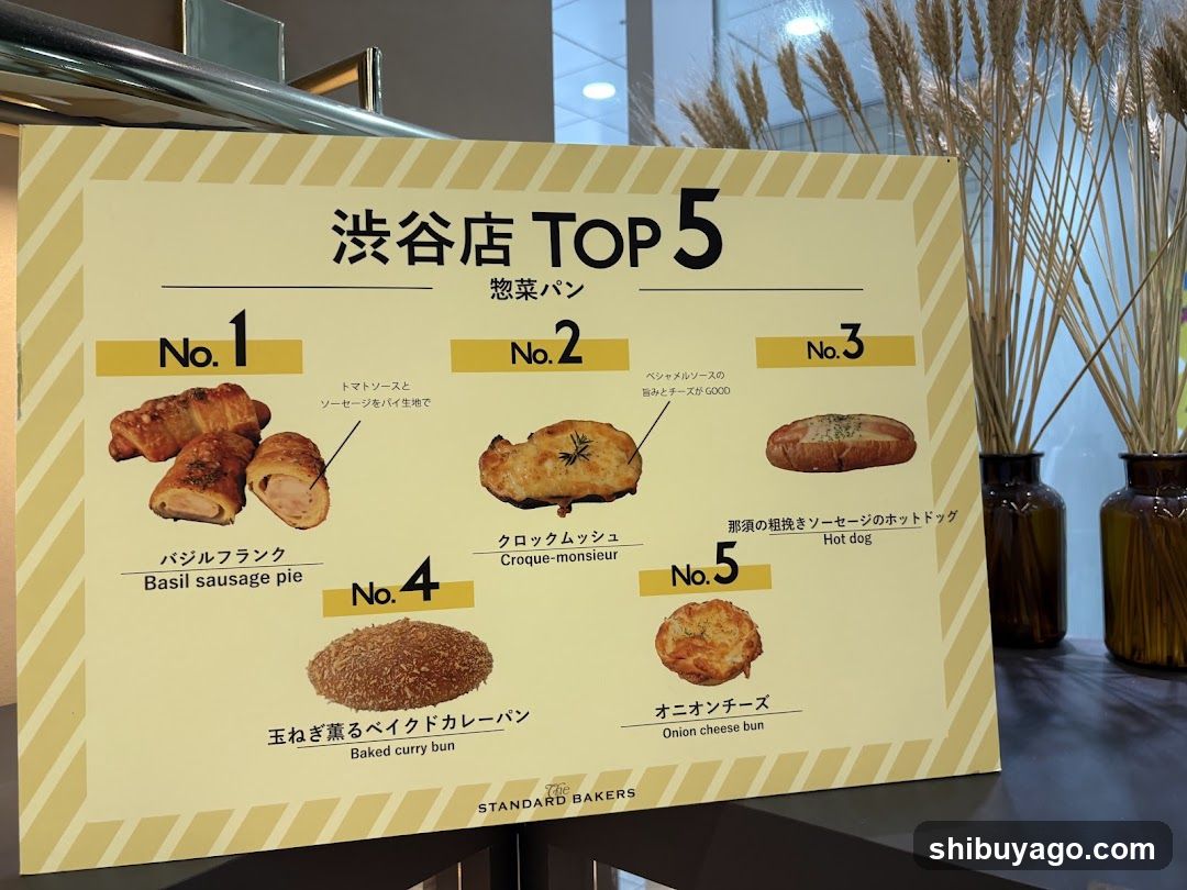 Shibuya Store Top 5 Croissant Buns