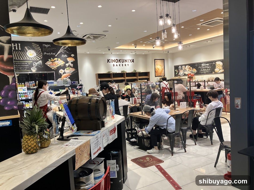 Kinokuniya Bakery Interior