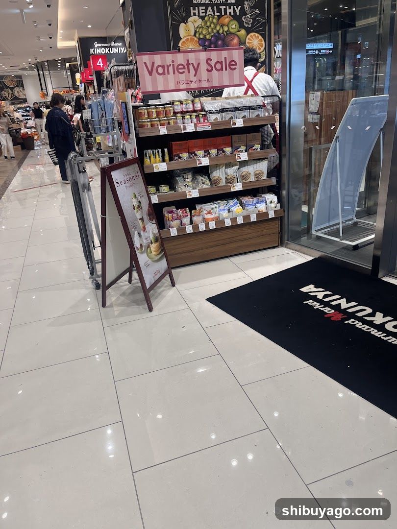 Variety Sale Display in Store Interior