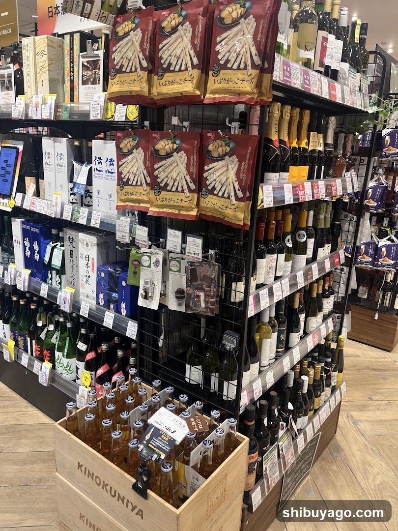 Grocery Store Interior with Japanese Products