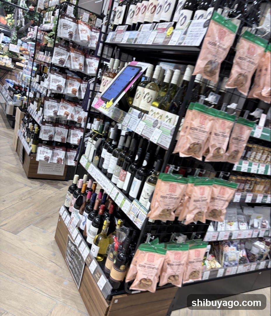 Grocery Store Interior Aisle