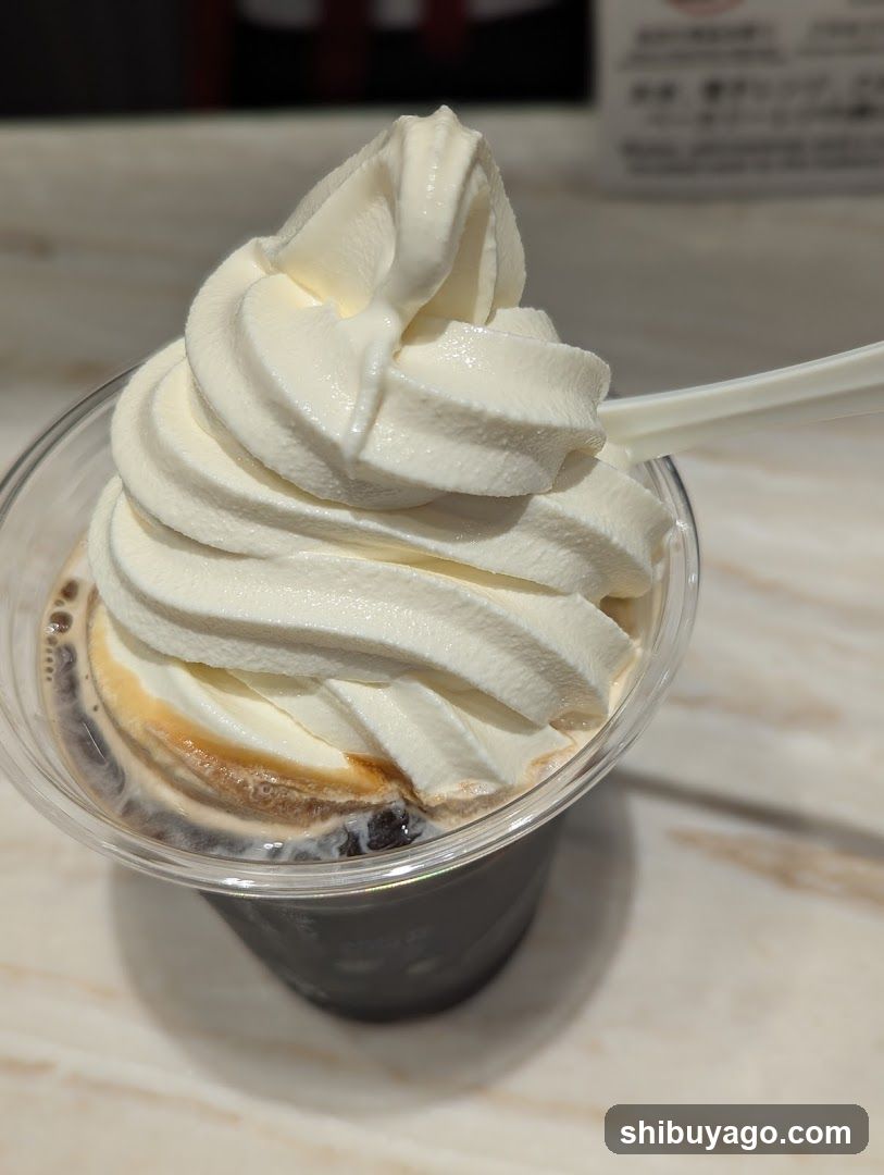 Whipped Cream Coffee Drink