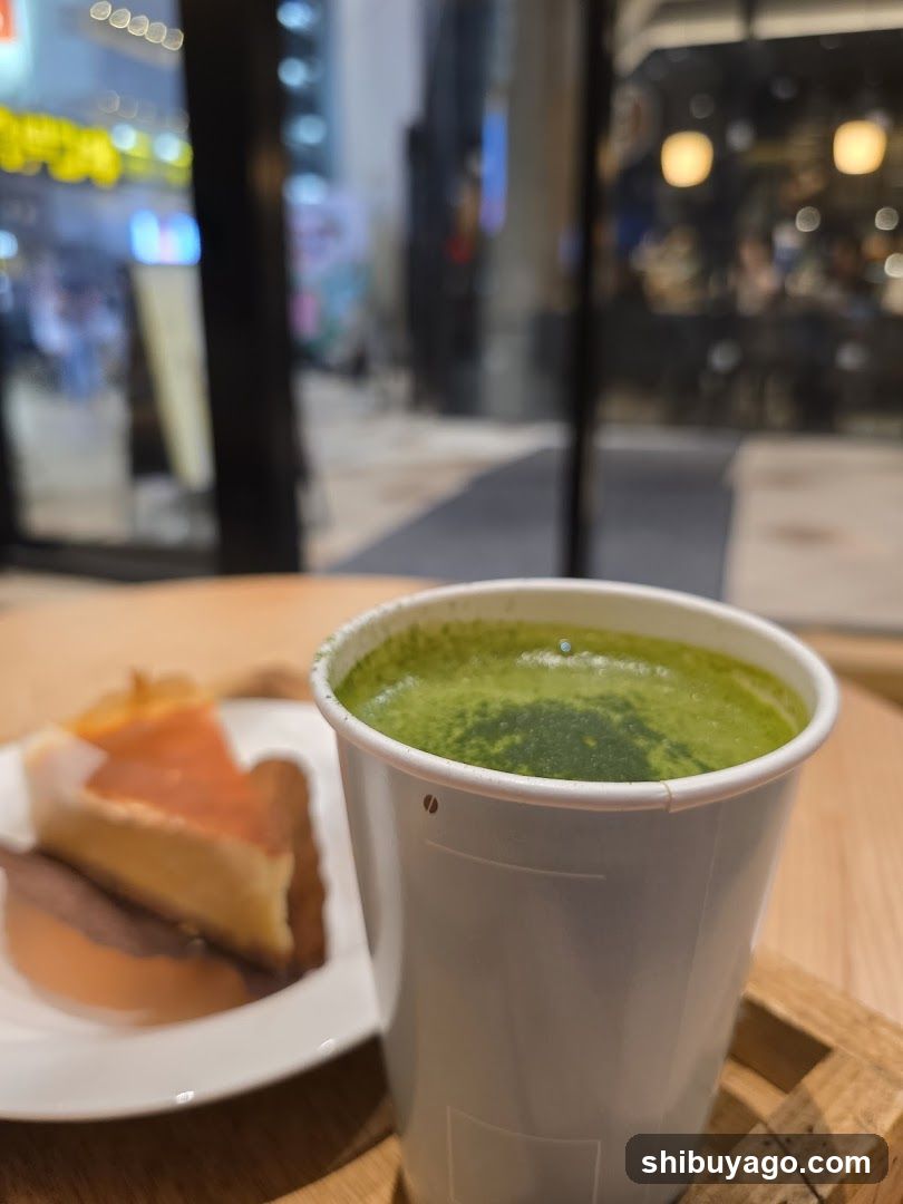 Matcha and Cheesecake