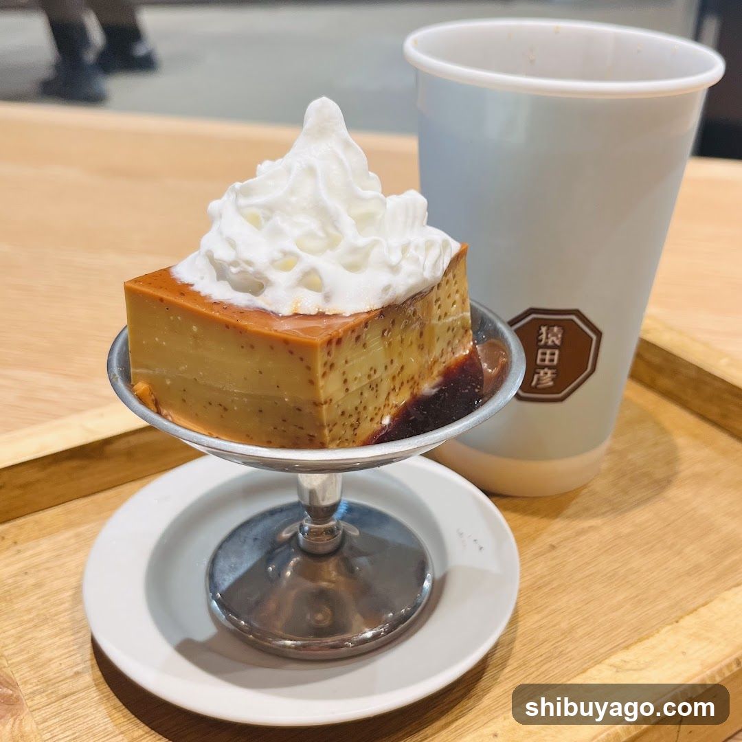 Dessert and Drink on Wooden Table
