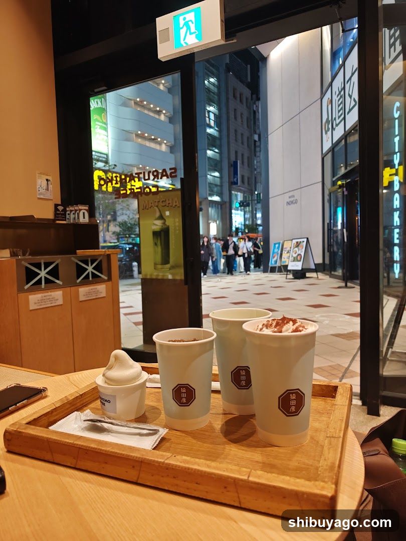 Matcha and Coffee Drinks at City Bakery