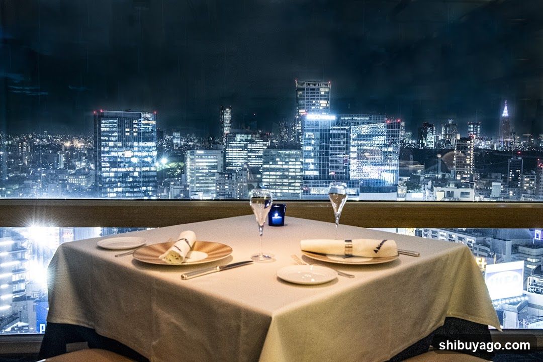 Dining Table with City View