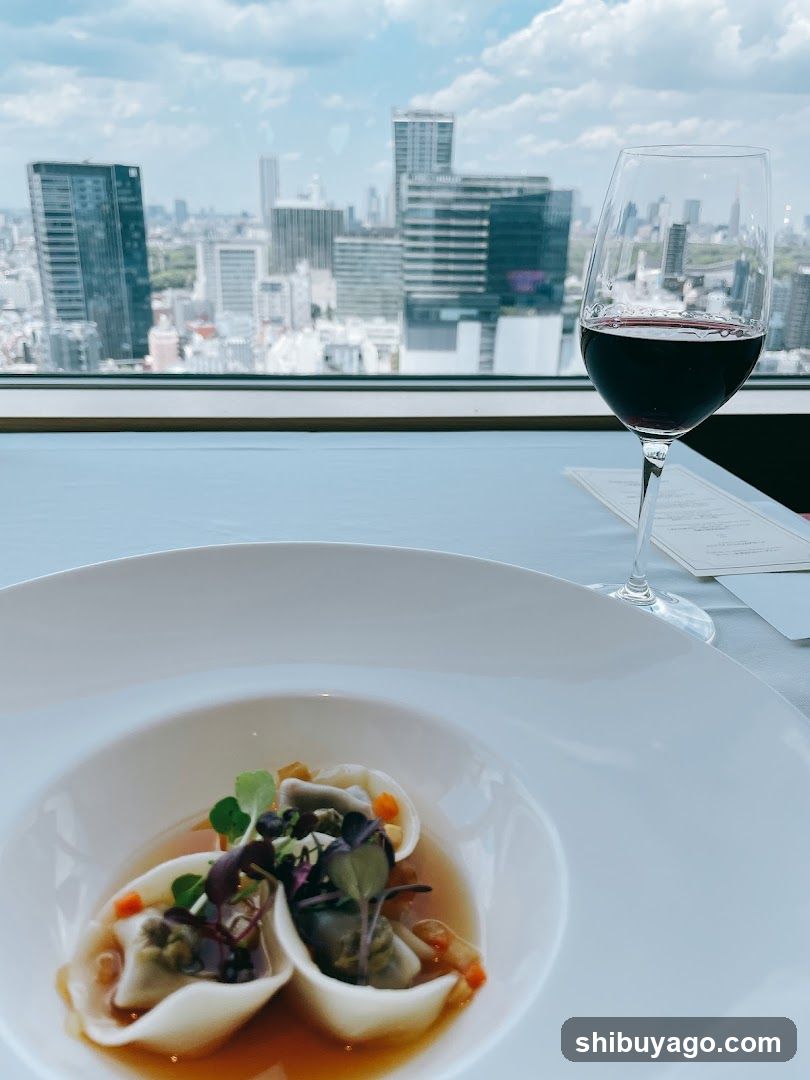 Dining with city view