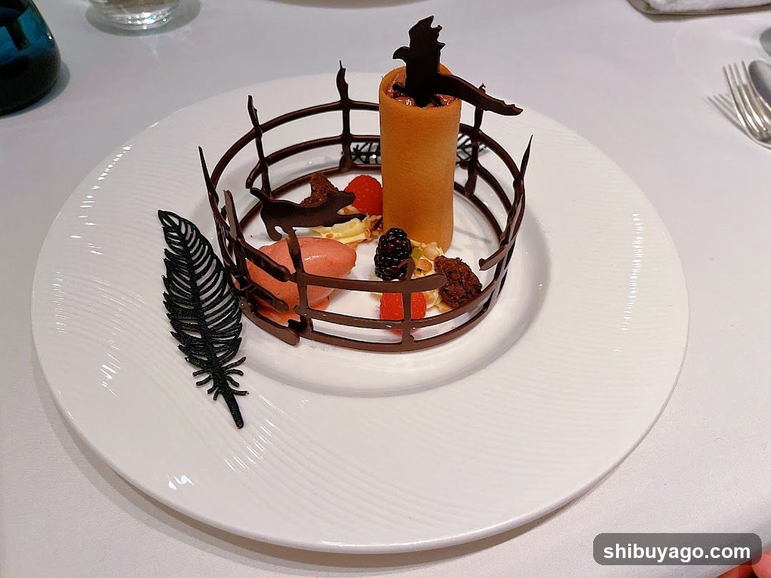 Decorated Dessert Plate