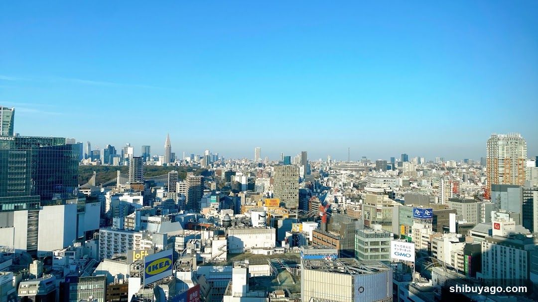 Cityscape with IKEA sign