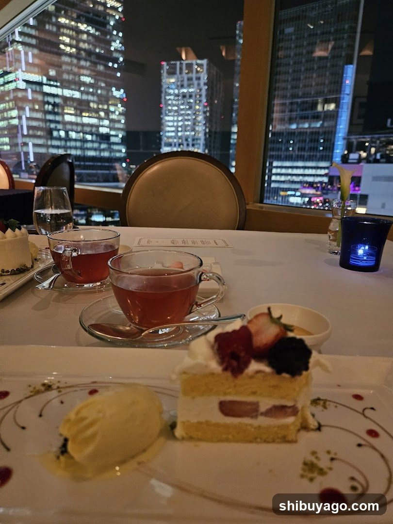 Dessert and Tea with City View