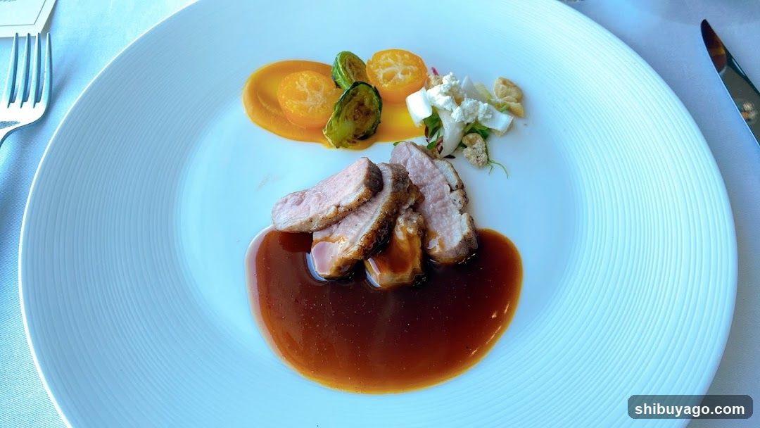 Dish with Sliced Meat and Sauce