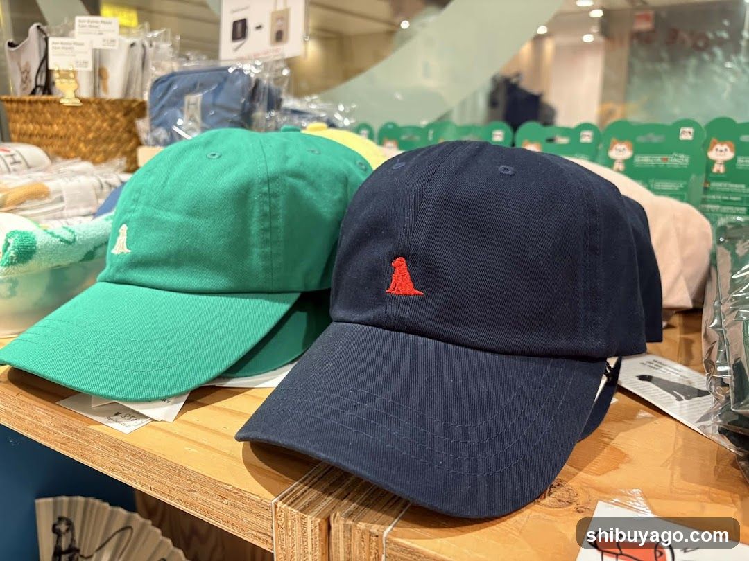 Caps Display in Store