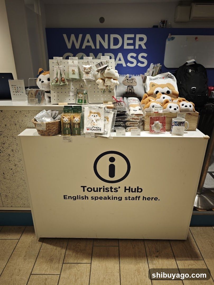 Tourists' Hub Merchandise Display