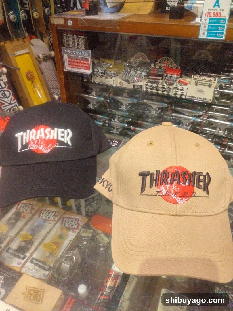 Thrasher Hats Display