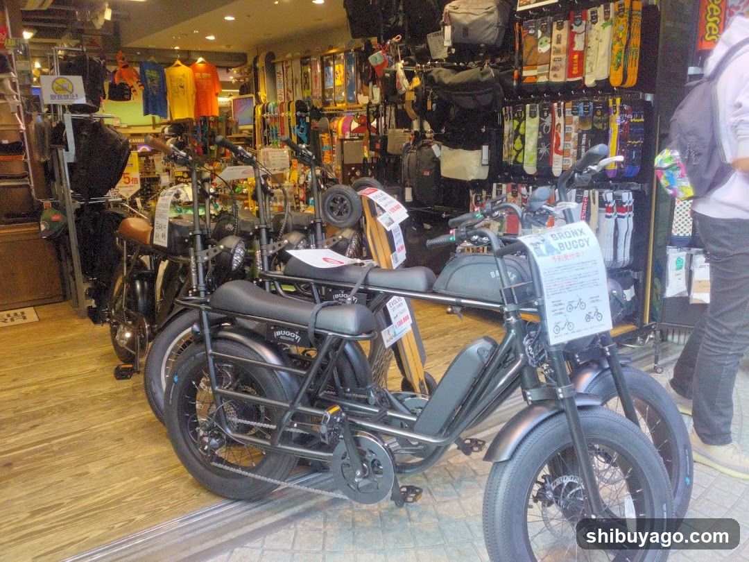 Bike Shop Interior Display