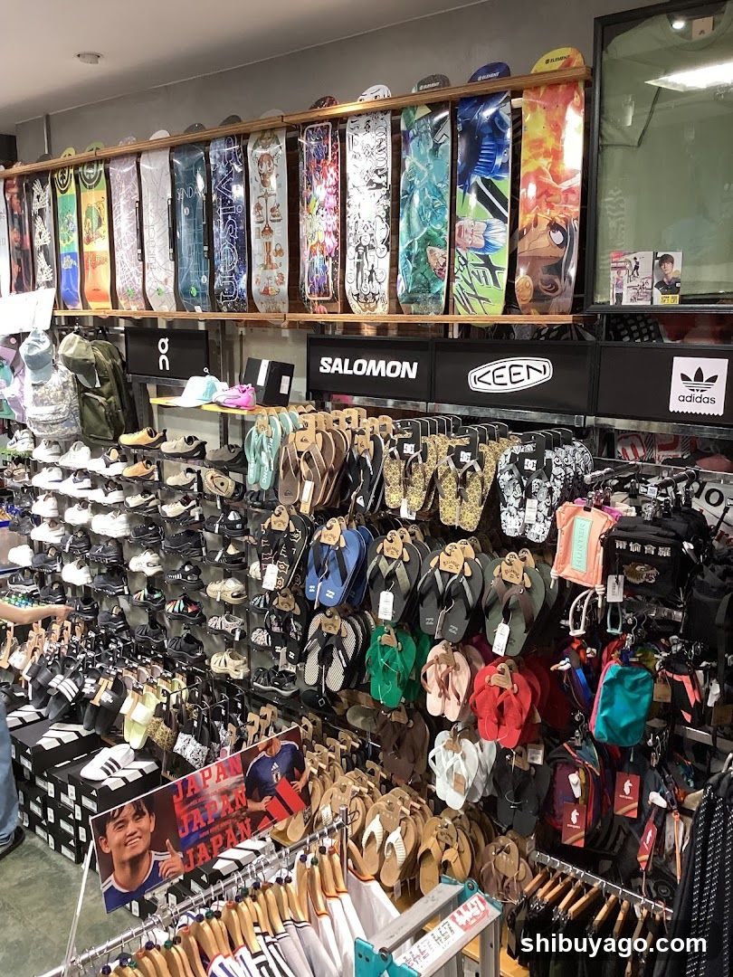 Skateboard and Shoe Store Interior