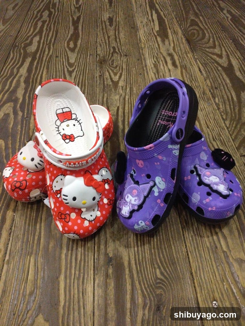 Hello Kitty and Kuromi Crocs Shoes